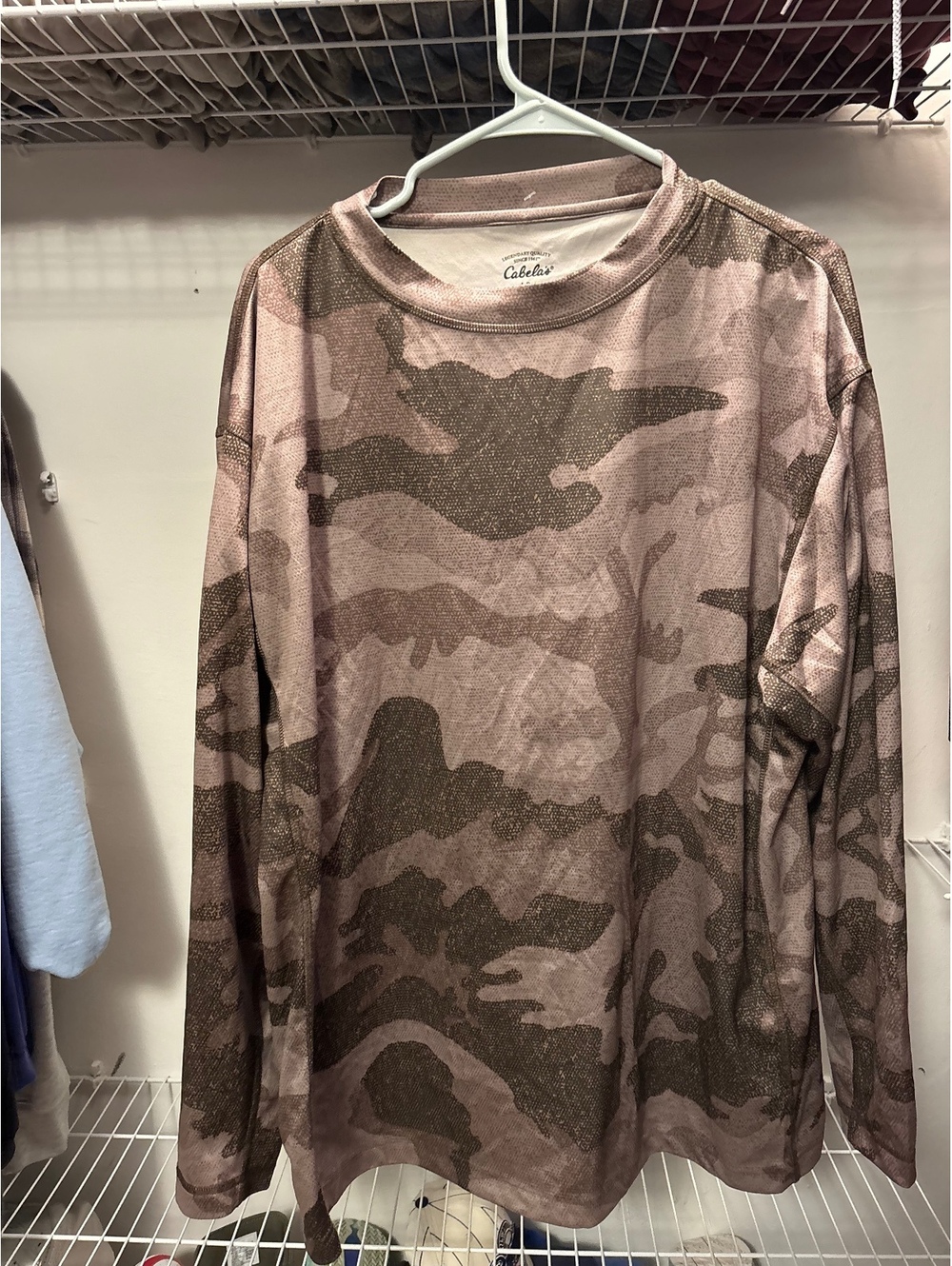 Cabela's Men's Long Sleeve Camo T-Shirt Size L
